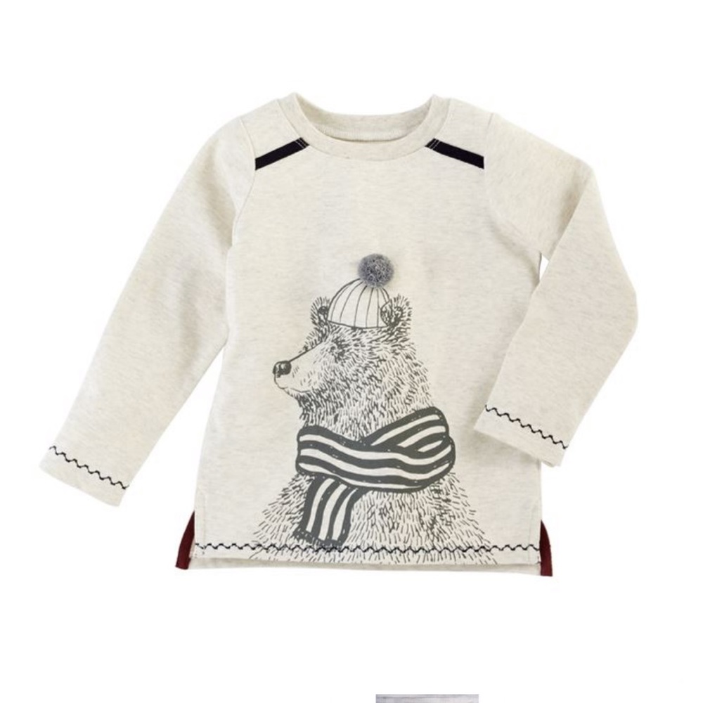 NWT MUD PIE IVORY ARCTIC SEA BEAR TEE